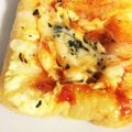 やまだ0213's cooksnap of when they made 困ったときのもう一品♪油揚げのピザ.