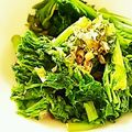 ユーロン's cooksnap of when they made 和みの味☆わさび菜の昆布茶おひたし.