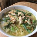 caruga's cooksnap of when they made ねぎと鶏のレモン風味塩ラーメン.