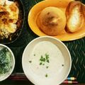 iqumin's cooksnap of when they made 野菜たっぷり朝ごはん♡ごぼうのポタージュ.