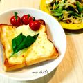 マーシ☆'s cooksnap of when they made 再現？ひと味違う喫茶店のチーズトースト☆.