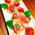 はちきんJenny's cooksnap of when they made 生ハムのカプレーゼ.