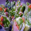 うちー's cooksnap of when they made マグロ＆サーモンの生春巻き.