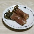 アクセル☆'s cooksnap of when they made ✿干しエリンギの生ハム巻き✿.
