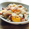 kaokaofood's cooksnap of when they made チーズべーコンエッグ丼.