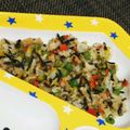 アサンコ's cooksnap of when they made 【離乳食完了期】魚とアサリの和風ピラフ.