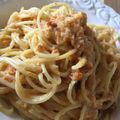 Santorini's cooksnap of when they made 超簡単で豪華！ウニとカニのクリームパスタ.