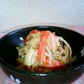 watyami's cooksnap of when they made もやしとかにかまで✿オイマヨ.