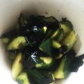 クックQXHMTW☆'s cooksnap of when they made わかめとキュウリのピリ辛酢の物.