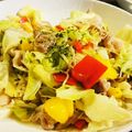 ayutms's cooksnap of when they made 豚バラとキャベツの塩麹炒めイタリアン風.