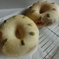 ゆきえはむ's cooksnap of when they made かぼちゃのベーグル.