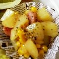 ひぃたろぉ～♪'s cooksnap of when they made ポテトとコーンのホットサラダ☆バター醤油.