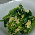 miyarobo's cooksnap of when they made 簡単あと一品！ほうれん草の玉子炒め.