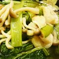 クックL5084C☆'s cooksnap of when they made 簡単時短☆小松菜と油揚げの煮びたし.