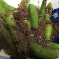 クック69LGPY☆'s cooksnap of when they made スナップエンドウのゴマ和え.