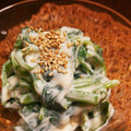 okashilove's cooksnap of when they made 甘くないほうれん草の白和え。.
