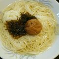 さぁ★たぁ★'s cooksnap of when they made さっぱり！梅にゅうめん.