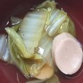 santomo☆'s cooksnap of when they made 白菜と魚肉ソーセージの醤油煮.