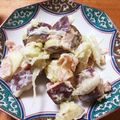 ゆいじゅる's cooksnap of when they made 炒めベーコンとさつまいものバタマヨサラダ.