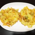 クックR7F9FC☆'s cooksnap of when they made 枝豆コーン野菜たっぷりBigかき揚げ.