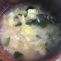 たなかno's cooksnap of when they made 朝食に♪白菜と玉葱のほんわか甘～い味噌汁.