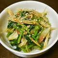 LIPCREAM's cooksnap of when they made ほうれん草とみょうがの胡麻和え.