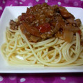めん°°'s cooksnap of when they made 挽き肉たっぷり☆ジューシーミートソース♪.