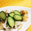 あ's cooksnap of when they made 時短！きゅうりとちくわの塩レモンあえ.