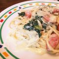 はるとしん's cooksnap of when they made クリームパスタ.