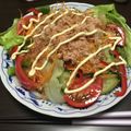thanx's cooksnap of when they made 簡単！ツナで野菜たっぷりサラダうどん.
