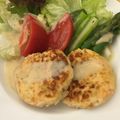 anzumama3's cooksnap of when they made ふんわり～サーモンのハンバーグ♫.