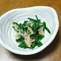み〜も's cooksnap of when they made ニラとシーチキンの和え物.