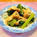 アイリッシュショコラ's cooksnap of when they made ☆副菜！小松菜と油揚げとしめじの煮浸し☆.