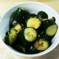 クックQXNV18☆'s cooksnap of when they made 大人気！韓国風ピリ辛きゅうり.