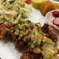 クックMZUKQS☆'s cooksnap of when they made ✿豚唐揚げネギソースかけ✿.