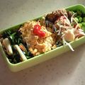 JUNSEIママ's cooksnap of when they made お弁当にケチャップでハート書きましょ♪　.
