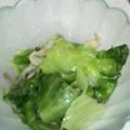 にこちゃん111's cooksnap of when they made 大量消費☆きのことレタスのひともみ浅漬け.