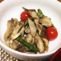 南極はんぞー's cooksnap of when they made アスパラ×マイタケ×ベーコンのマヨ炒め.