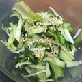 かずこ☆'s cooksnap of when they made 超簡単！レタスナムル.