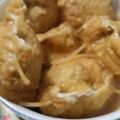 ゆきちびご's cooksnap of when they made 油あげ巾着煮～とろりチーズ入り.