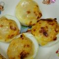♡ゆづき♡'s cooksnap of when they made お弁当に♪ゆで卵の味噌マヨチーズ焼き.