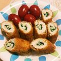 ☆ハートの若葉☆'s cooksnap of when they made チーズ＆大葉♪ささみフライ.