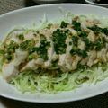 lisha9231's cooksnap of when they made 胸肉しっとり献立⭐︎茹で鶏の香味ソース.