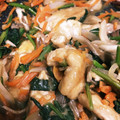cherry__xo's cooksnap of when they made ☆鶏肉とほうれん草のオイマヨ炒め☆.
