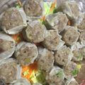 マルルル's cooksnap of when they made 崎陽軒のシュウマイ*温サラダ.