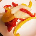 ポヴナ's cooksnap of when they made 常備菜にも♡パプリカと玉ねぎの和風マリネ.