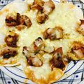 あーこの食卓's cooksnap of when they made 照りマヨ＆ゆで卵の餃子の皮ピザ☆.