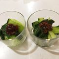 chibijuju's cooksnap of when they made ＊梅オイソースの青梗菜.