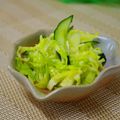 ぽっぽぺぺ's cooksnap of when they made シンプルサラダ～キャベツときゅうり.