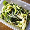クリちゃん0309's cooksnap of when they made 簡単一品♡もやしとワカメと胡瓜のナムル.